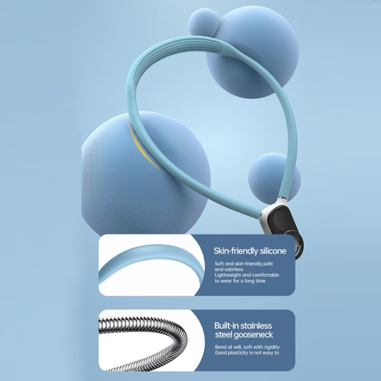 Magnetic Hanging Neck Holder For Mobile Phones/Action Cameras(Glacier Blue)