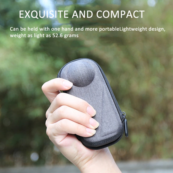 For Insta360 X4 Mini Storage Bag Lightweight Water-resistant Body Box(Light Gray)
