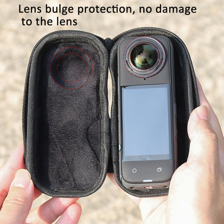 For Insta360 X4 Mini Storage Bag Lightweight Water-resistant Body Box(Light Gray)