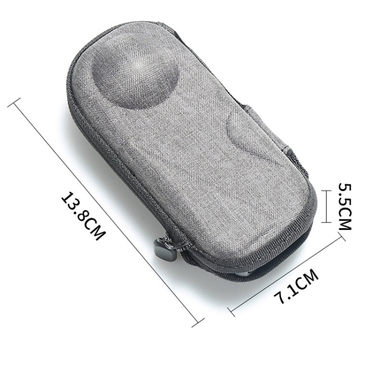 For Insta360 X4 Mini Storage Bag Lightweight Water-resistant Body Box(Light Gray)