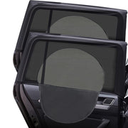 Car Sun Protection Anti-mosquito Window Zipper Sunshade(Rear Window (Left+Right))