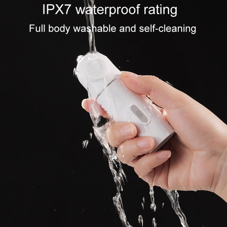 Female Handheld Mini External Vaginal Wash Maternity Portable Electrical Feminine Cleanser, Model: With LED Light+Bottle