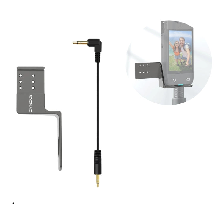 For Insta360 X4 / X3 / One X2 CYNOVA Cold Shoe Expansion RODE Wireless GO Microphone