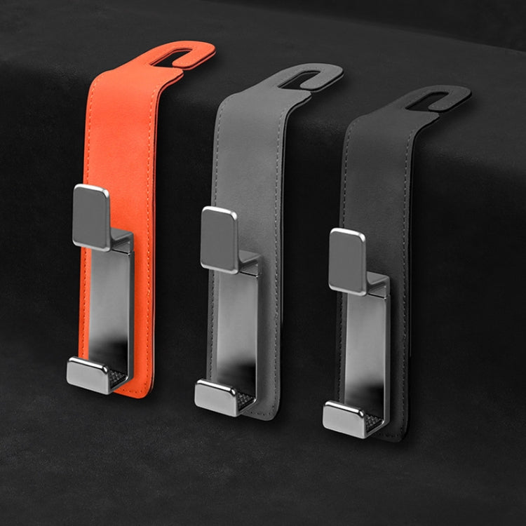 Car Multifunctional Hidden Hook Seat Back Storage Hook(Gray)