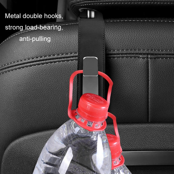 Car Multifunctional Hidden Hook Seat Back Storage Hook(Orange)