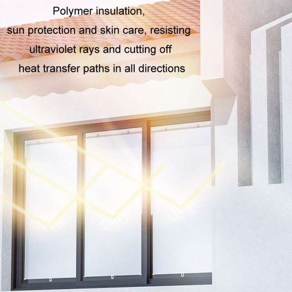50x125cm Car Summer No-punch Retractable Titanium Silver Sunshade Curtain