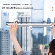 50x125cm Car Summer No-punch Retractable Titanium Silver Sunshade Curtain