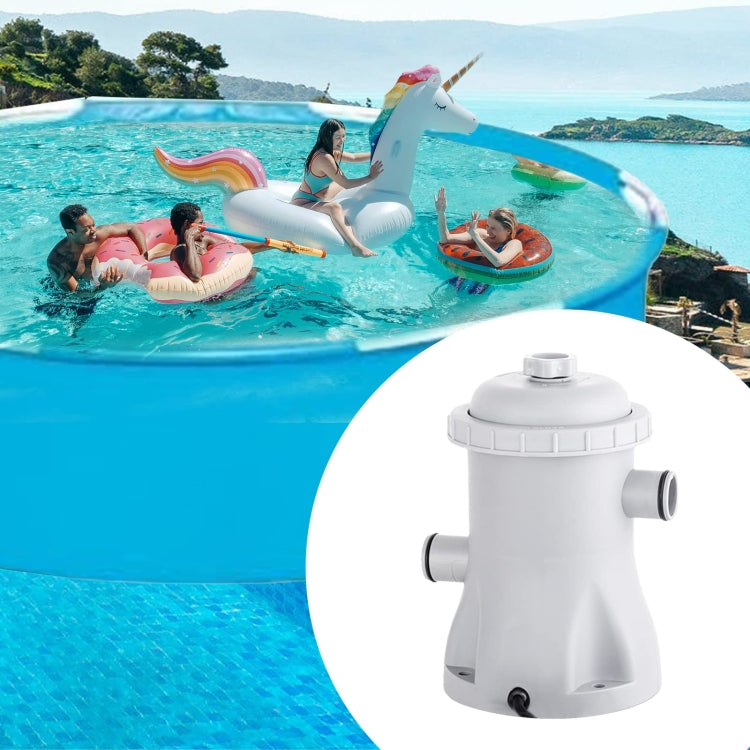 JY-051 110V-240V 330 Gallon Swimming Pool Filter Pump Pool Circulating Cleaner, Spec: UK Plug