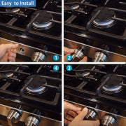 Oven Stove Knob Assembly For AEZ73453509/AEZ72909008(Silver)