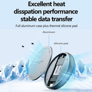 Blueendless M3N Magnetic M.2 2230 / 2242 NVMe SSD Enclosure 10Gbps Type-C USB3.1 SSD Case For Mobile Phone