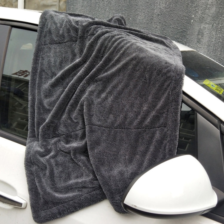 Double Layer Thickened Twisted Braid Cloth Absorbent Car Wash Towel, Color: 1200GSM 60x90cm
