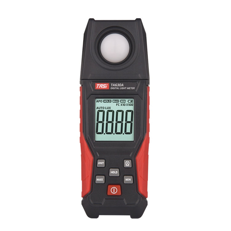 TASI TA630A Integrated Digital Light Meter Illuminance Lux Meter Backlight LCD Display 0.1-200000LUX/0.01-20000FC Light Sensor Tester