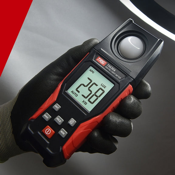 TASI TA630A Integrated Digital Light Meter Illuminance Lux Meter Backlight LCD Display 0.1-200000LUX/0.01-20000FC Light Sensor Tester