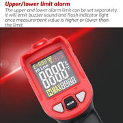 TASI TA601C -50-880 Degrees Celsius Infrared Thermometer Electronic Color Screen Thermometer