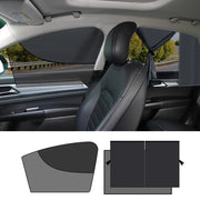 Car Magnetic Summer Sun Protection Insulating Privacy Curtain, Specification: Rear Window Square