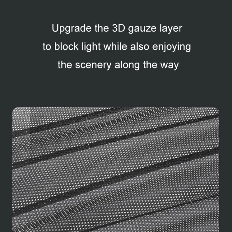 Car Magnetic Summer Sun Protection Insulating Privacy Curtain, Specification: Rear Window Square