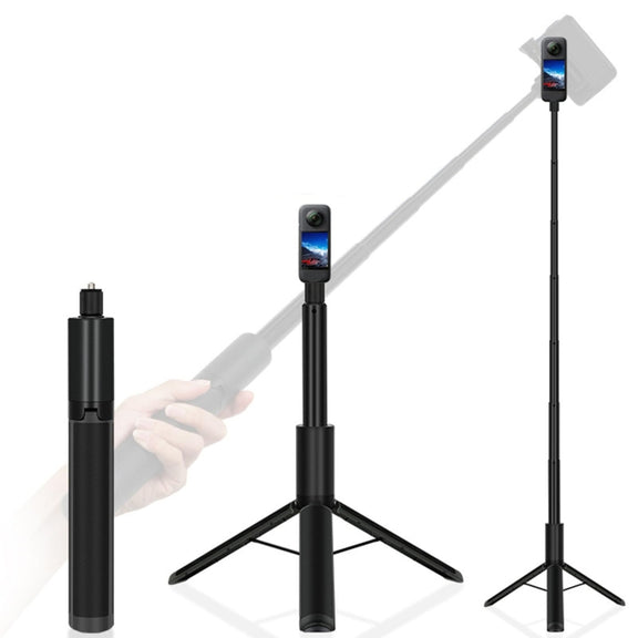 1.22m For Insta360 One X Retractable Integrated Camera Panoramic Invisible Selfie Stick Tripod(YZ712)