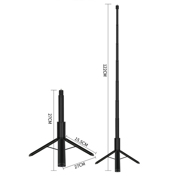 1.22m For Insta360 One X Retractable Integrated Camera Panoramic Invisible Selfie Stick Tripod(YZ712)