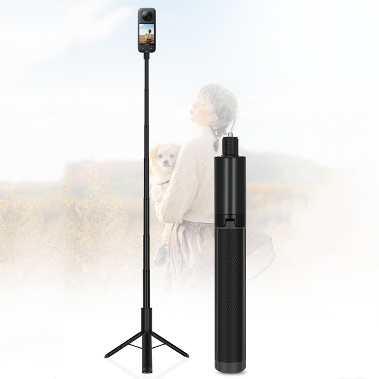 1.22m For Insta360 One X Retractable Integrated Camera Panoramic Invisible Selfie Stick Tripod(YZ712)