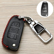 For Audi B Car Folding Key Cover Multifunctional Keychain Anti-lost Number Plate - Car Key Cases by PMC TechLife | Online Shopping South Africa | PMC TechLife | Buy Now Pay Later Mobicred