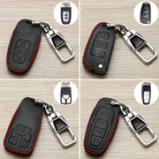 For Audi C Car Folding Key Cover Multifunctional Keychain Anti-lost Number Plate