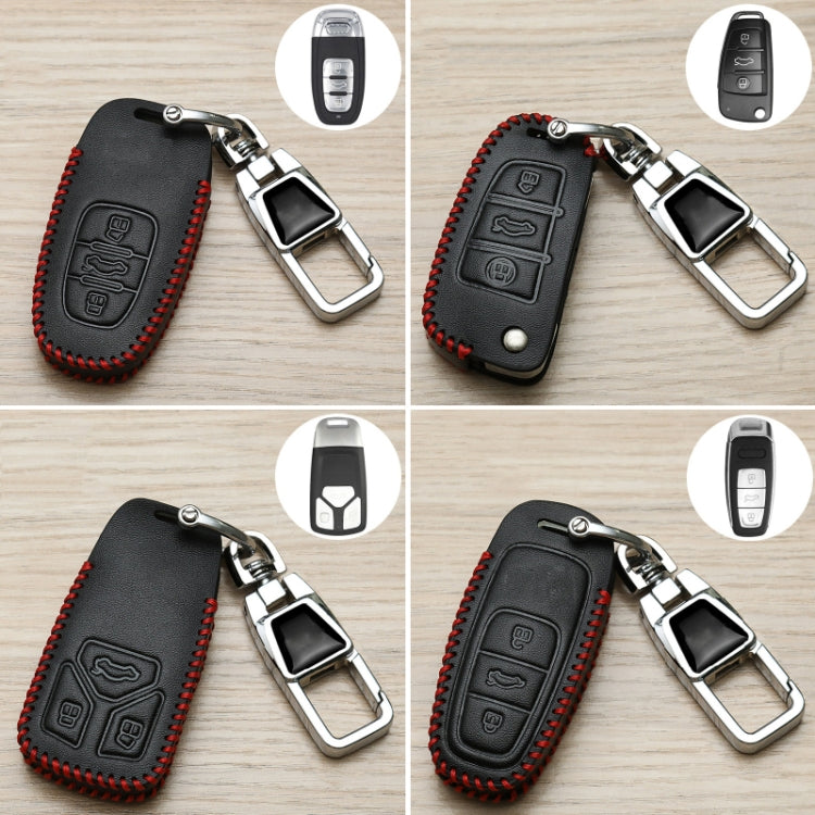 For Audi C Car Folding Key Cover Multifunctional Keychain Anti-lost Number Plate