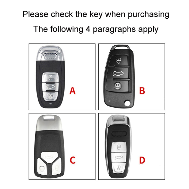 For Audi C Car Folding Key Cover Multifunctional Keychain Anti-lost Number Plate