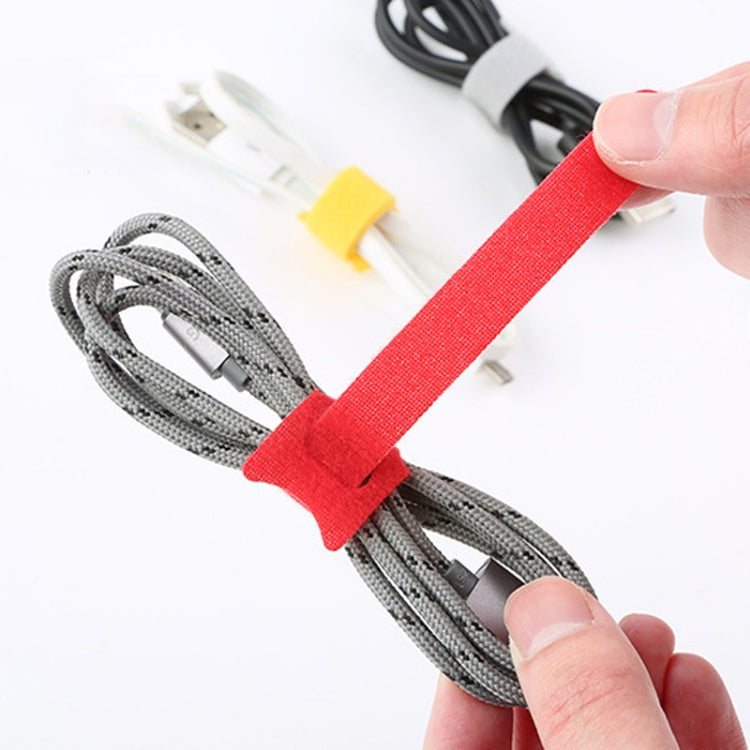 20pcs Nylon Fixed Packing Tying Strap Data Cable Storage Bundle, Model: 12 x 150mm Black