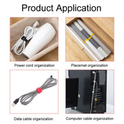 20pcs Nylon Fixed Packing Tying Strap Data Cable Storage Bundle, Model: 12 x 150mm Black