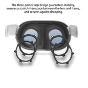 For Meta Quest 3 VR Magnetic Eyeglasses Frame, Spec: Anti Blue Light Lens+Frame Black