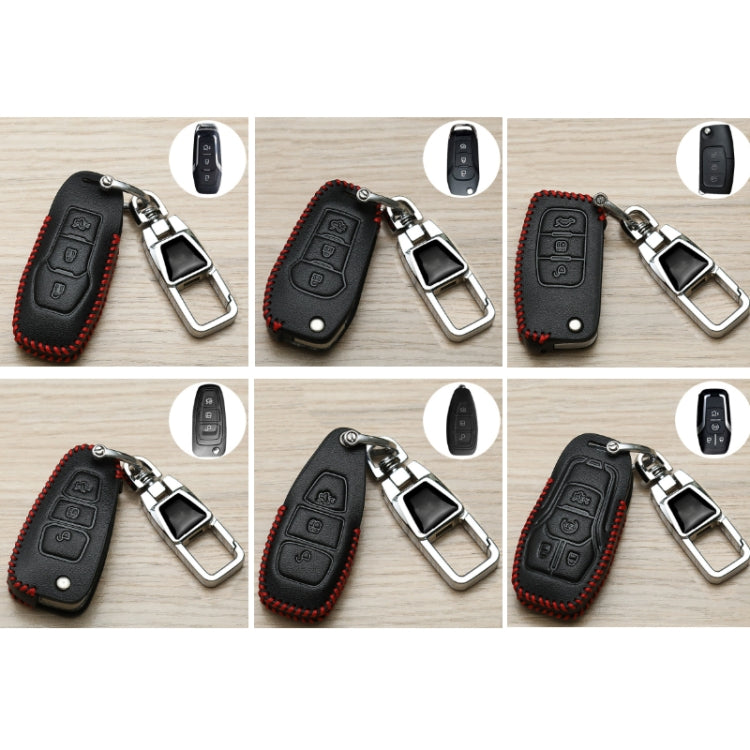 For Ford Car Key Cover Keychain Anti-lost Number Plate, Style: E