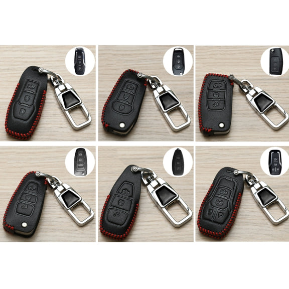 For Ford Car Key Cover Keychain Anti-lost Number Plate, Style: E