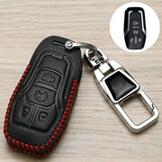 For Ford Car Key Cover Keychain Anti-lost Number Plate, Style: F
