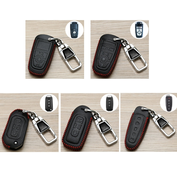 For Ford Car Key Cover Keychain Anti-lost Number Plate, Style: H
