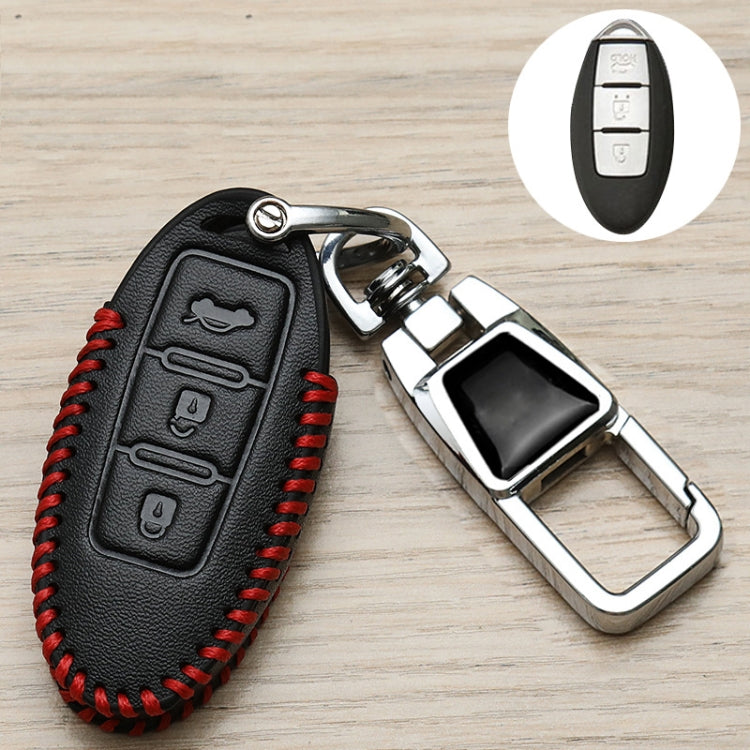 For Nissan Car Key Cover Keychain Anti-lost Number Plate, Style: B