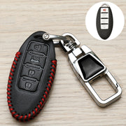 For Nissan Car Key Cover Keychain Anti-lost Number Plate, Style: C