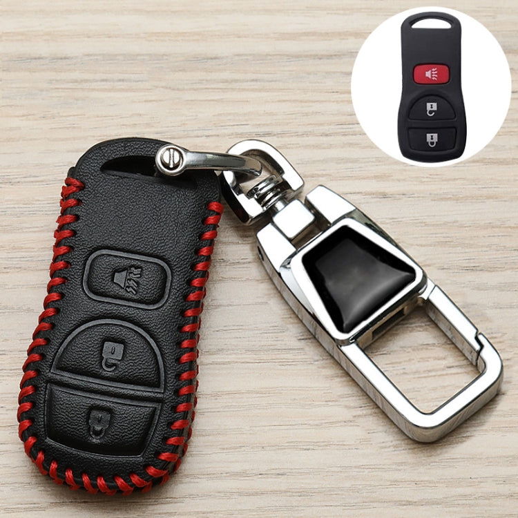 For Nissan Car Key Cover Keychain Anti-lost Number Plate, Style: G