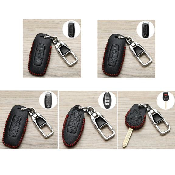 For Nissan Car Key Cover Keychain Anti-lost Number Plate, Style: I3