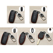 For Nissan Car Key Cover Keychain Anti-lost Number Plate, Style: I3 One-button Start