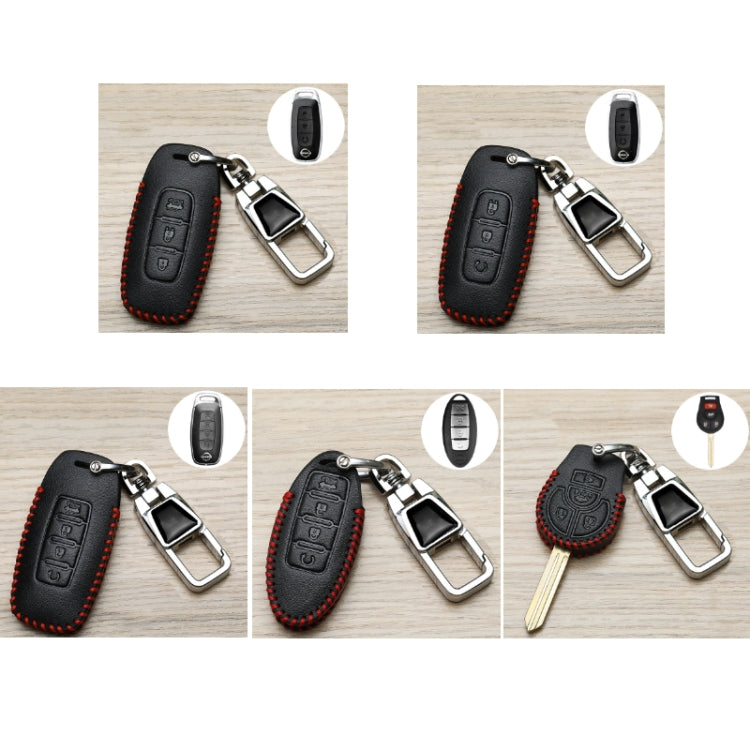 For Nissan Car Key Cover Keychain Anti-lost Number Plate, Style: X