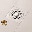 All Copper Brushed Anti-Odor Floor Drain Gravity Copper Core Bathroom Floor Drain, Specification: Round Straight Strip Dual Use - Drain Strainers by PMc TechLife | Online Shopping South Africa | PMc TechLife | Buy Now Pay Later Mobicred