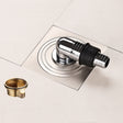 All Copper Brushed Anti-Odor Floor Drain Gravity Copper Core Bathroom Floor Drain, Specification: Sealed for Washing Machine - Drain Strainers by PMc TechLife | Online Shopping South Africa | PMc TechLife | Buy Now Pay Later Mobicred