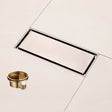 All Copper Brushed Anti-Odor Floor Drain Gravity Copper Core Bathroom Floor Drain, Specification: 8x20cm Long Invisible Medium Drain - Drain Strainers by PMc TechLife | Online Shopping South Africa | PMc TechLife | Buy Now Pay Later Mobicred