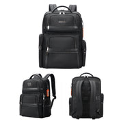 Bopai 61-121601 Large Capacity Water-resistant Business Laptop Backpack With USB+Type-C Port(Black)