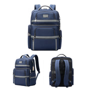 Bopai 61-121601 Large Capacity Water-resistant Business Laptop Backpack With USB+Type-C Port(Blue)