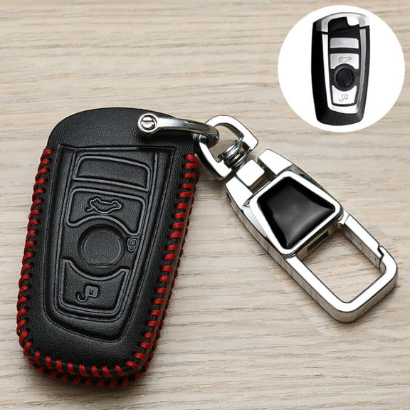 For BMW Car Key Cover Multifunctional Keychain Anti-Lost Number Plate, Style: A