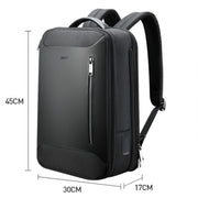 Bopai 61-19011 Large Capacity Water-resistant Travel Laptop Backpack With USB+Type-C Port(Black)