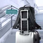 Bopai 61-26111 Large Capacity Business Commuter Laptop Backpack With USB+Type-C Port(Black)