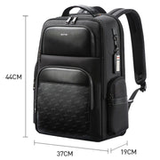 Bopai 61-91911 Large Capacity Business Water-resistant Laptop Backpack With USB+Type-C Port(Black)
