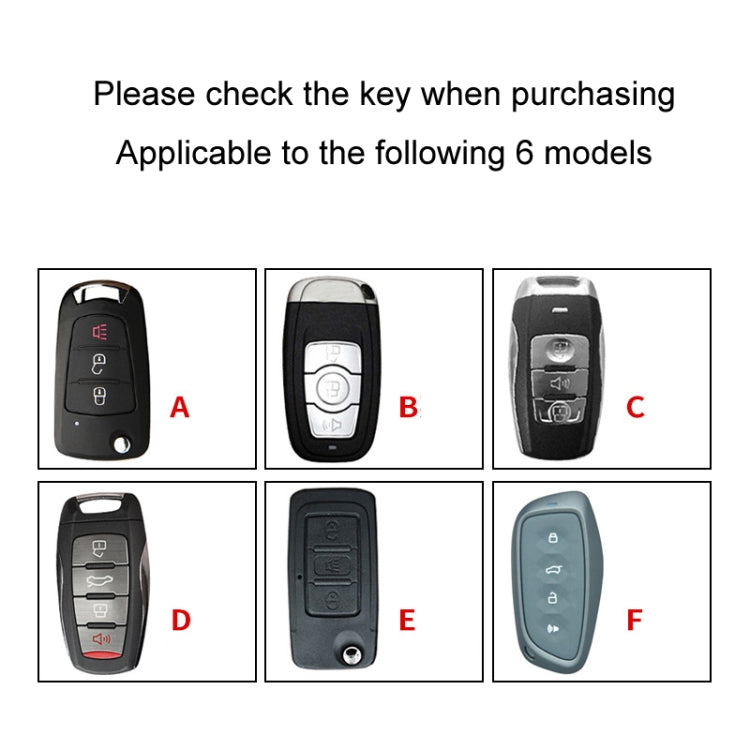 For Great Wall Haval Car Key Cover Multifunctional Keychain Anti-Lost Number Plate, Style: D